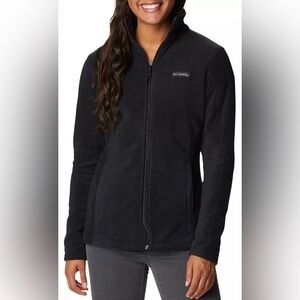 Columbia Women's Black Fleece Jacket - Full-Zip